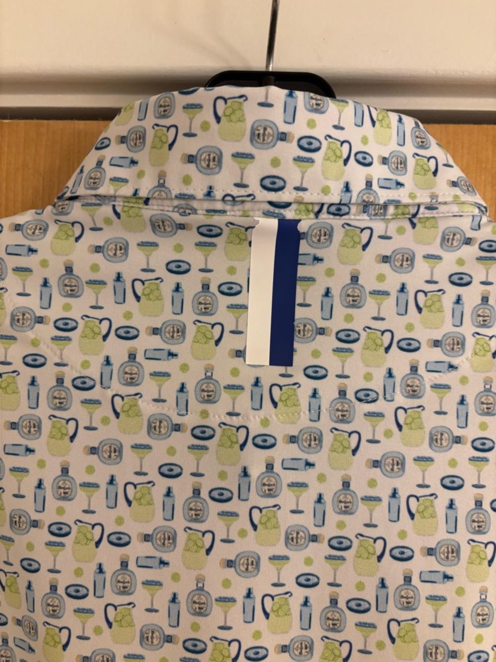 Rhoback Men’s Margarita Print Polo, Great Condition! - Picture 3 of 4